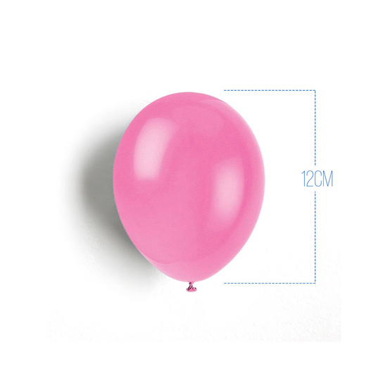 Balony lateksowe 12cm - 200 szt. - różowe