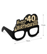 Okulary urodzinowe 40 lat – zestaw 6 szt. dekoracje imprezowe