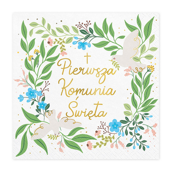 Serwetki komunijne BOHO 20szt.