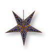 Lampion Gwiazda 60 cm Granatowy Ornament – Ozdoba Świąteczna Wisząca