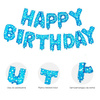 Balony foliowe napis HAPPY BIRTHDAY niebieski 40cm