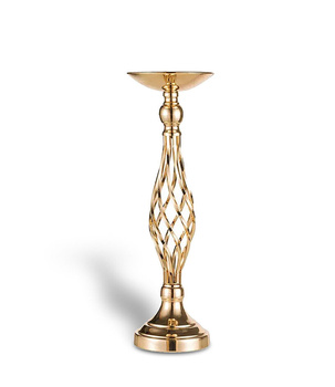 Stojak na kwiaty złoty KIELICH kwietnik 45cm