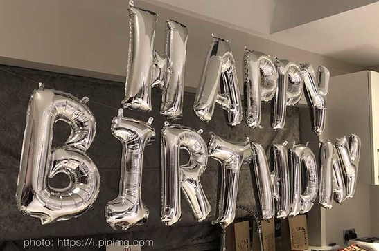 Balon foliowy 100cm - srebrna litera A