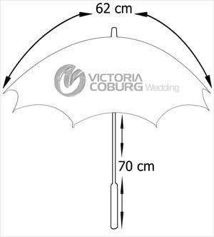 Koronkowa parasolka czarna Long – elegancki dodatek na komunię i ślub