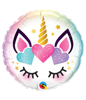 Balon foliowy Bubble 56 cm Happy Birthday - Qualatex