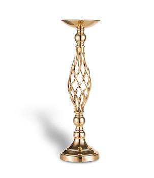 Stojak na kwiaty złoty KIELICH kwietnik 52cm