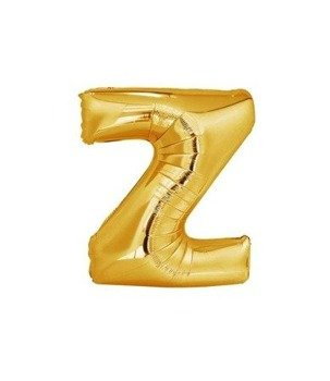 Balon foliowy 40cm - złota litera Z