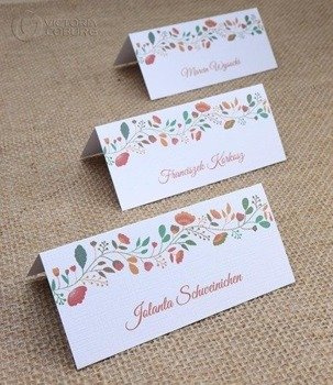 Wizytówka personalizowana - kwiaty