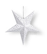 Lampion Gwiazda 60 cm Biała – Dekoracja Świąteczna