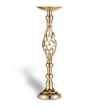 Stojak na kwiaty złoty KIELICH kwietnik 58cm