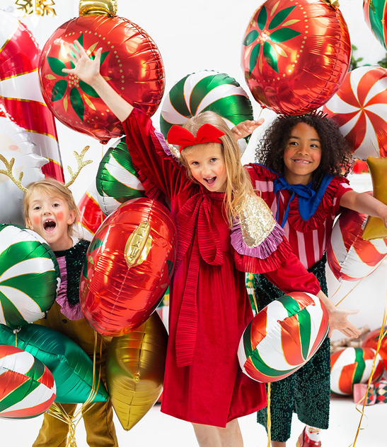 Balon foliowy bombka ORNAMENT 45x45cm na święta