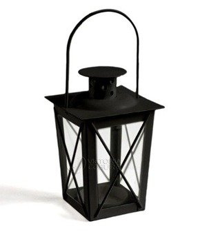 Latarnia lampion CUBI MINI - czarny