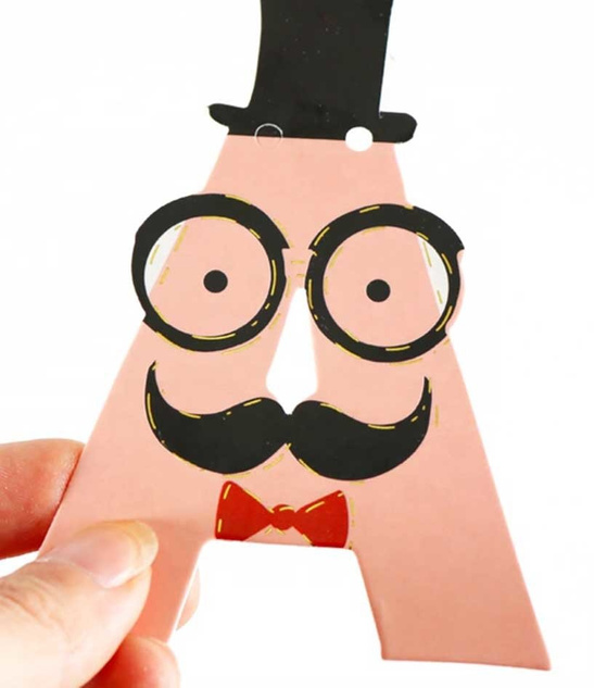 Girlanda kartonowa baner - HAPPY BIRTHDAY