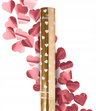 uba strzelająca konfetti 40 cm – rose gold serca, dekoracja na imprezy