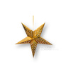 Lampion Gwiazda 30 cm Złoty – Dekoracja Świąteczna, Ozdoba Wisząca