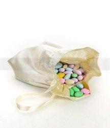 Mieszek atłasowy ecru