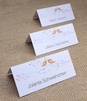 Wizytówka personalizowana - ptaszki