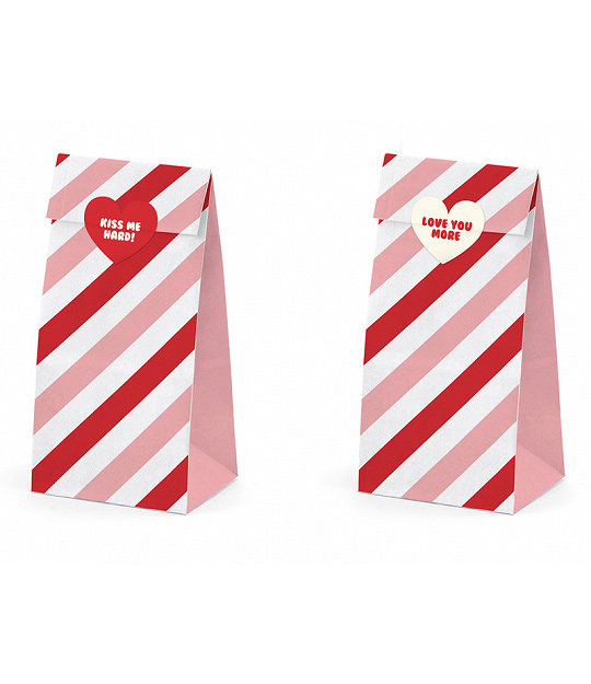 Torebeczki na słodycze Sweet Love - 6szt.