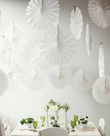 Rozeta wisząca 40cm - granatowy navy