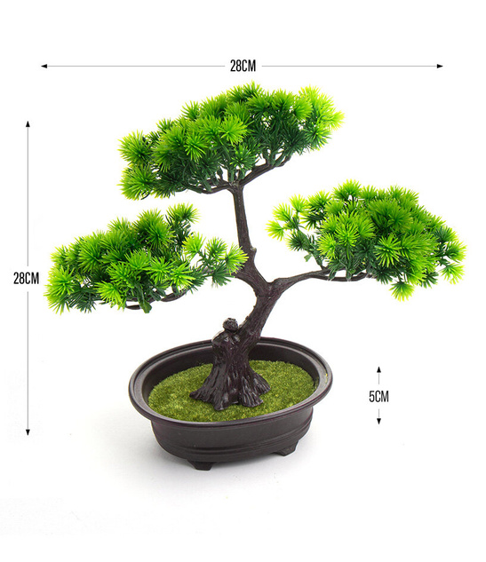 Bonsai Sztuczne Drzewko iglaste
