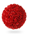 Kwiatowa kula 40cm XXL - czerwona