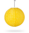 Lampion kula AŻUR 30cm - żółty