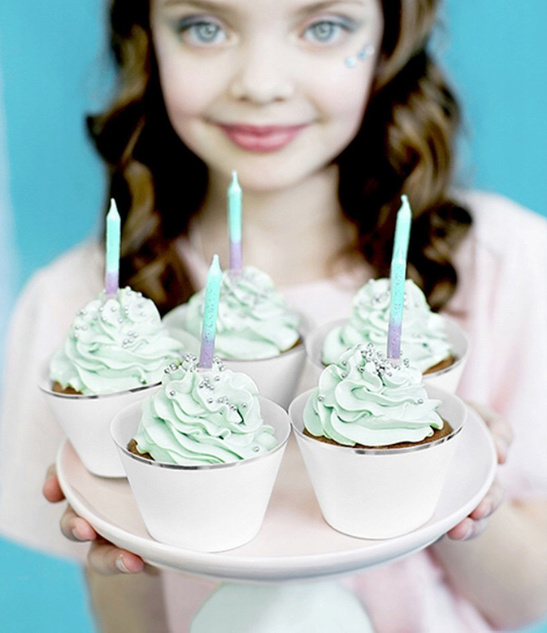 Świeczki urodzinowe na tort OMBRE