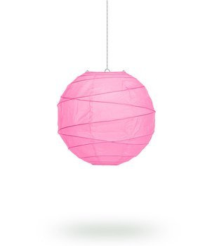 Lampion asymetryczny 20cm - róż