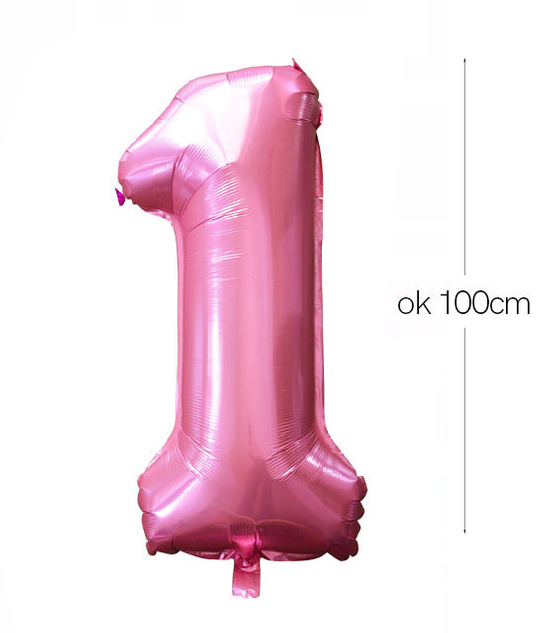 Zestaw balonów na 1 urodziny - 29szt