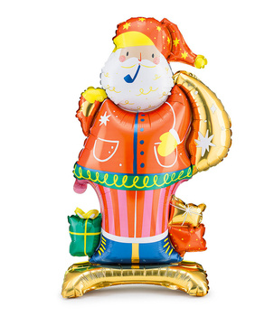 Balon na święta Mikołaj stojący 63x106cm