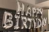 Balon foliowy 100cm - srebrna litera C